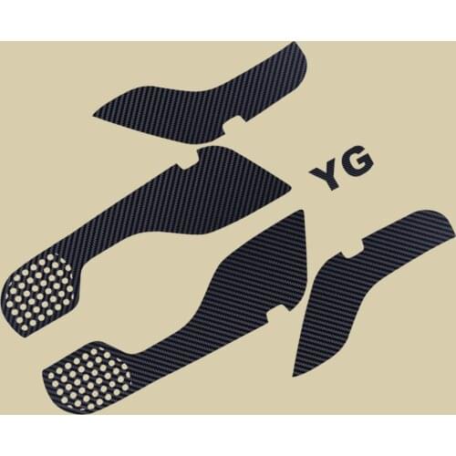 4pcs/set PP Plastic Front&Rear Door Anti-Kick 3D Carbon Fiber Style Protection Sticker Fit for Honda Accord 9/9.5th