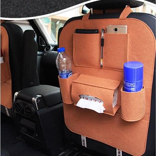 Car Organizer Universal Auto Seat Back Storage Bag Interior accessories for Hyundai ix35 iX45 iX25 i20 i30 Sonata,Verna,Solaris