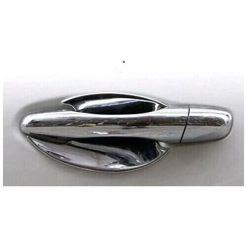 For KIA SORENTO L 2015 2016 2017 ABS Chrome Door Handle Bowl Cover Cup Trim Molding Garnish