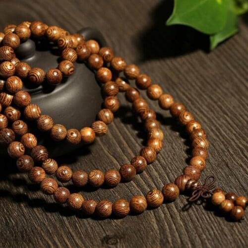 Hot Wenge Wooden Beads Strand Bracelets for Women and Men in Retro Jewelry Top Charm Fashion Bracelets Friendship Gift