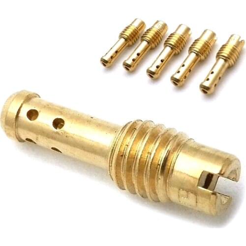 20pcs Carburetor Pilot Jet 8 Bleed Holes Pilot Jet For MIKUNI VM/TM/TMX Carburetor 12.5-60 Pilot Jet Carburetor Kit Dropshipping