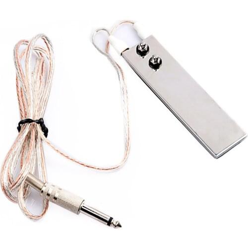 Mini Flat Tattoo Foot Switch Pedal For Power Kit Set Stainless Steel Foot Switch Supply TFS04-L