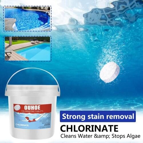Multi Functional Stain Cleaner Swimming Pool Effervescent Cleaning Tablets Swimming Pool Disinfectant Multifunctional Clean #P2