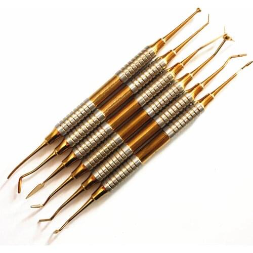 2019 good quality dental Resin packer set Resin Aesthetic Restoration Kit Resin phototool dentist tools