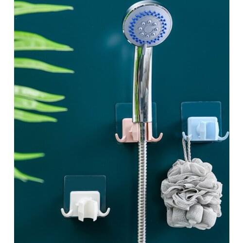 Shower Bracket Adjustable Hand Shower Holder Plastic Shower Slide Rail Bar Holder Bracket Stable Rotation Bathroom Accessories
