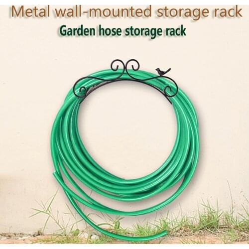 Garden Hose Reel Holder PVC Wall Mounted Hanger Storage Hook Rack Reel Pipe Holder