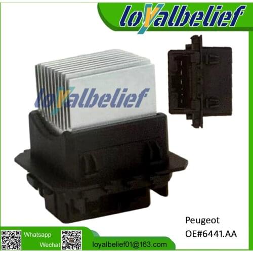 Brand New Auto Heater Blower Motor Resistor For Peugeot 6441.AA blower control resistor