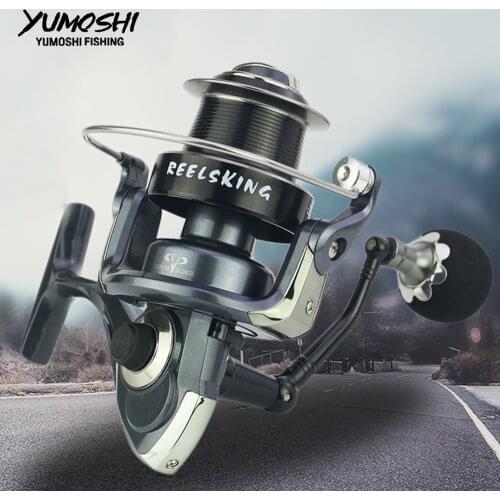 Spinning wheels fishing reel Full metal CNC rocker grip 13BB+1 little distant wheel fish carp spinning fishing reels MR