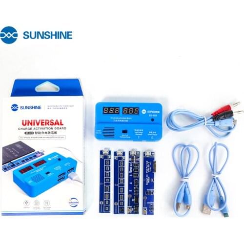 SUNSHINE SS-909 Mobile phone universal battery activation board quick charge PCB tool for iPhone for Android phone Send tool