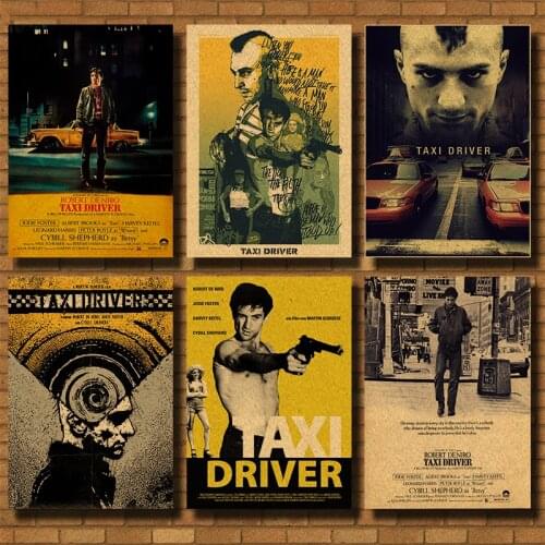 Taxi Driver /classic film movie/kraft paper/Cafe/bar poster/Retro Poster/decorative painting