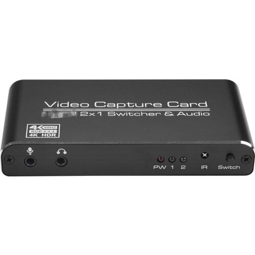 USB3.0 Video Capture Card Portable HDMI-compatible to Game Live Broadcast Recorder Dongle for Game Entertainment Accessories