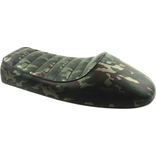 LOCHOSHI Motorcycle Cafe Racer Seat Scrambler Vintage Flat Saddle Flat pan Retro Seat For Honda CG CB200 CB350 CL350 CB400