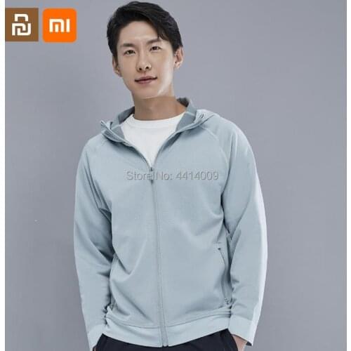 Youpin youpin mens one-piece woven zero sense sports casual jacket waterproof and windproof lock temperature anti-static