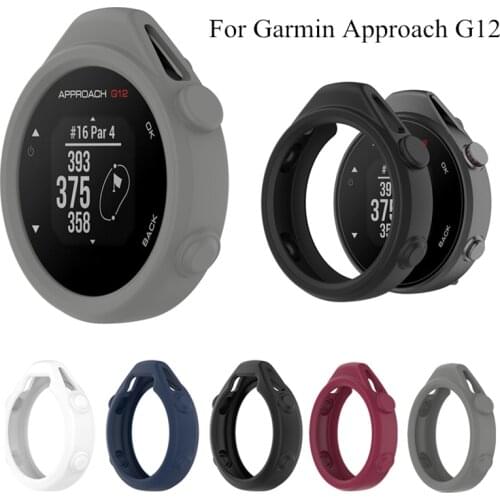 Protective Case for Garmin Approach G12 Smartwatch Shockproof Protector Cover Soft Silicone TPU Shell Bumper for Approach G12