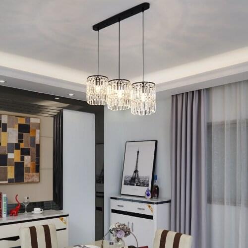 Crystal chandelier lighting lighting brass industry brand chandelier ceiling nordic decoration home ventilador de techo avizeler