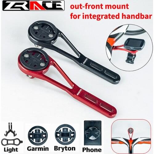 ZRACE Bicycle Computer Camera Mount Holder Out Front Mount Holder for Bryton Gopro GARMIN iGPSPORT Mobile Phone Handlebar Mount