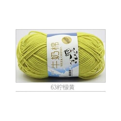 10PC 500g/ball Chunky Colorful Hand Knitting Scores Milk Cotton new style chunky yarn for hand knitting women baby hat