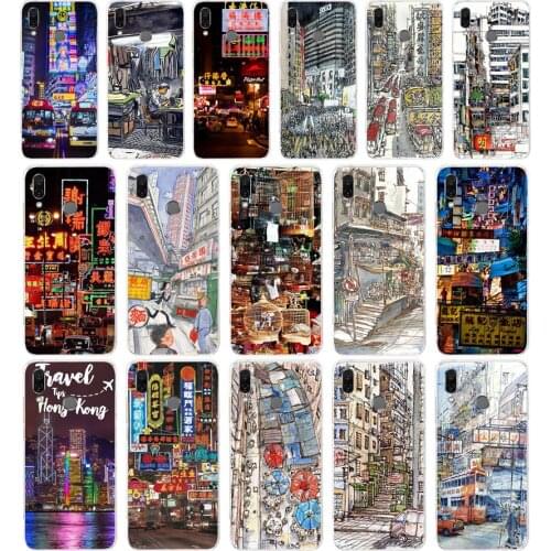 311SD Hong Kong gift Soft Silicone Tpu Cover phone Case for huawei Honor 8 9 Lite 8X p9 lite 2016