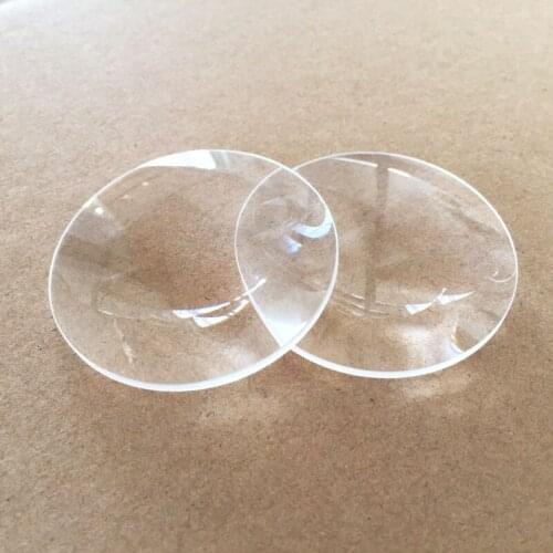 4pcs 30mm Focal Length Double Convex Optics Glass Lens Focus 65mm for Physical Optics Experiment