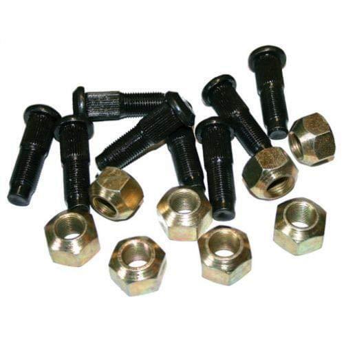 8PCS Wheel Bolt and Nut Kit 6564669 6709170 7351405 Fit for Bobcat 500 520 530 533 540 542 543 553 600 610 611 620 630 631 632