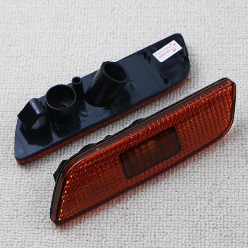 9188263 For Volvo S80 2002 2003 2004 2005 2006 Front Marker Turn Signal Indicator Lamp Light Lens Housing Left Right 9188264