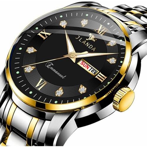 JLANDA Top Brand Luxury Fashion Watch Men Waterproof Date Clock Sport Watches Mens Luminous Quartz Wristwatch Relogio Masculino