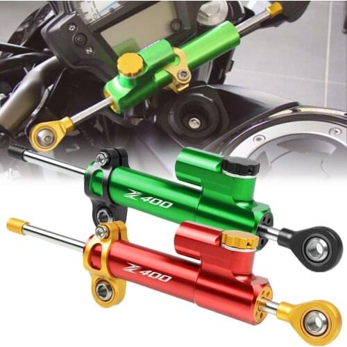 FOR KAWASAKI Z400 Z 400 2008 2009 2010 2011 2012 2013-2019 CNC Adjustable Motorcycle Steering Stabilize Damper Bracket Mount Kit