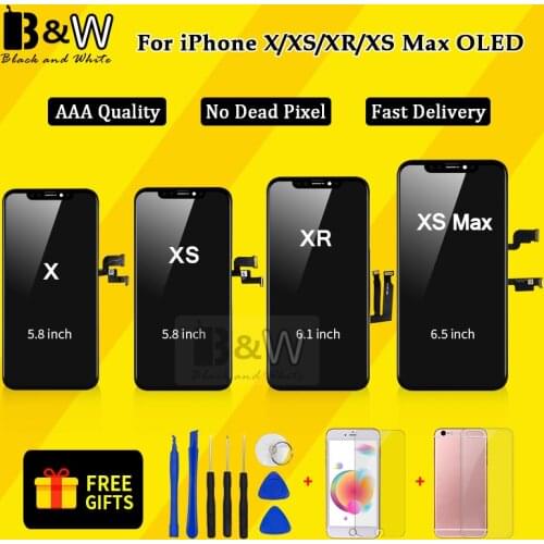 Quality AAA LCD Display Replacement Pantalla For iPhone X XR XS MAX OLED Quality LCD Module with Touch Screen Digitizer Assembly