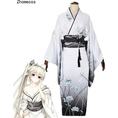 Zhomecos In Solitude Kasugano Sora Kimono Cosplay Costumes for Girls Woman Kimono Daily Party Costumes