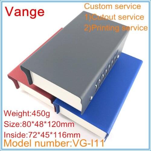 1pcs/lot smart project box 80*48*120mm Iron sheet metal chassis enclosure case diy powder coating feature for electrical device