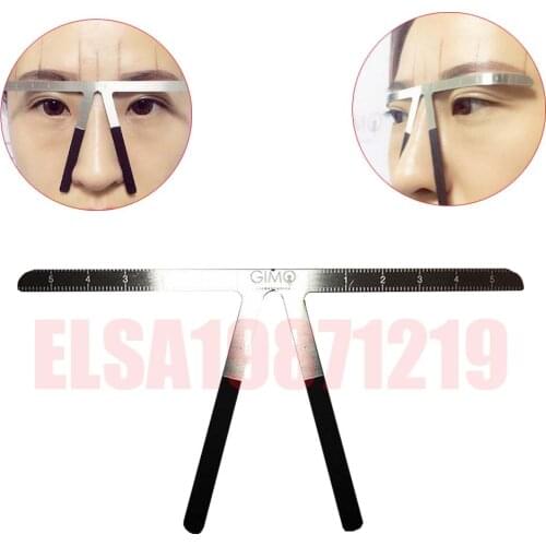 Microblading Eyebrow Tattoo Stencil Ruler Shaper Template Definition Permanent Makeup