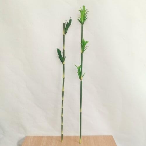 Floor Flower Artificial Bamboo Tree Branch Fake Plants Real Touch Plastic Home Office Decor
