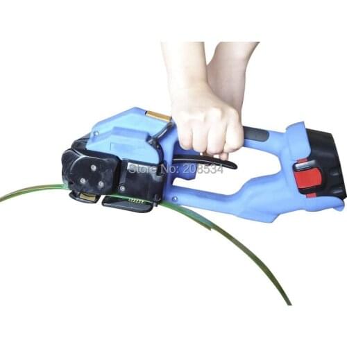 Gruaranteed 100% new portable&electric Battery-powered PET Plastic strapping tool for 12-16mm PET strap