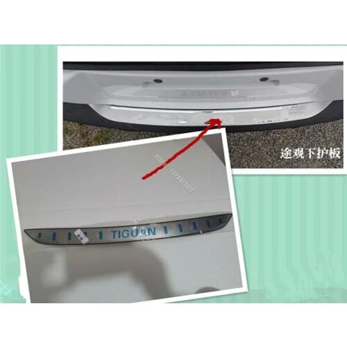 Car styling stainless steel Rear Bumper Protector Plate For Volkswagen Tiguan 2009-2016 rear styling