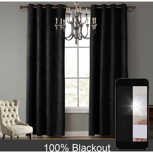 Blackout Curtains for Living Room Bedroom Modern Simplicity Solid Colors Window Curtains Thermal Curtain For Window Home Decor