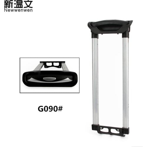 Luggage Replacement Telescopic Aluminum Built-in Trolley Handle Pull Rod with Transparent handle for Luggage/Suitcase G090