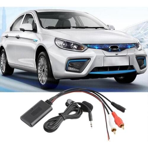 Universal Car Bluetooth 5.0 A2DP Music Streaming 12V To Stereo Radio RCA 3.5mm Aux In Adapter for CD players Alpine Pioneer