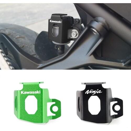 For Kawasaki Z900 Z650 Z400 Z300 Z250 Z Versys Ninja 400 650 300 250 ZX-25R Rear Fluid Reservoir Guard Cover Oil Cap Protector