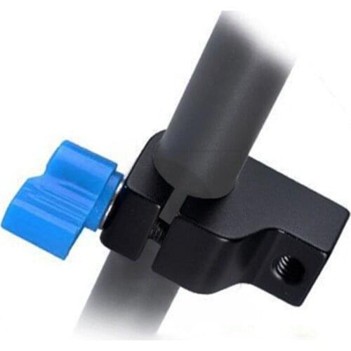 1/4" Thread Mount Rail Block Rod Clamp Rig for 15mm Rod DSLR Rig Support Rail Sy