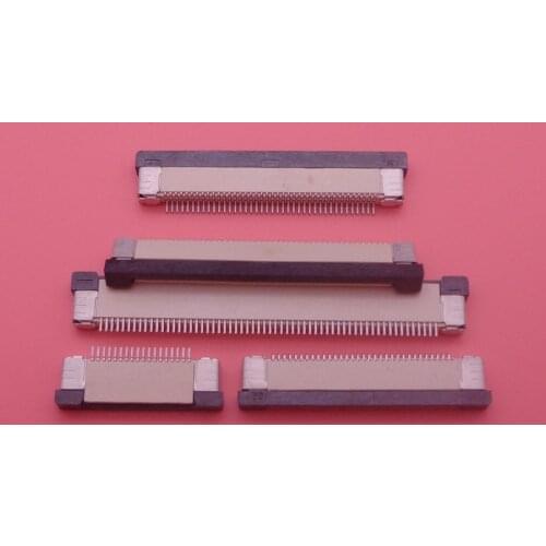 10PCS FPC FFC 0.5mm Pitch 4/5/6/7/8/10/12/14/18/20/22/24/30/32/36/40/50/60 Pin Drawer Type Ribbon Flat Connector Bottom Contact