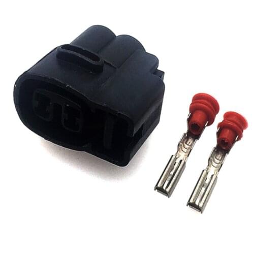 100 sets DJ70280-2-21 2 Pin MG640605 Female Ignition Coil Connector CVVT Fuel Injector Connector Wiring Harness plug