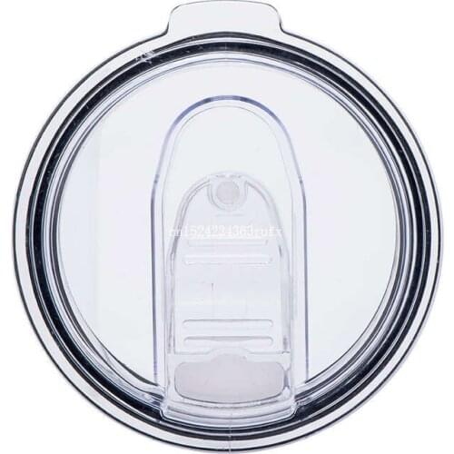100pcs 20 OZ Tumblers Lids Spill Proof Lid Crystal Clear Spill Splash Resistant Lid With Slider Closure Wholesale