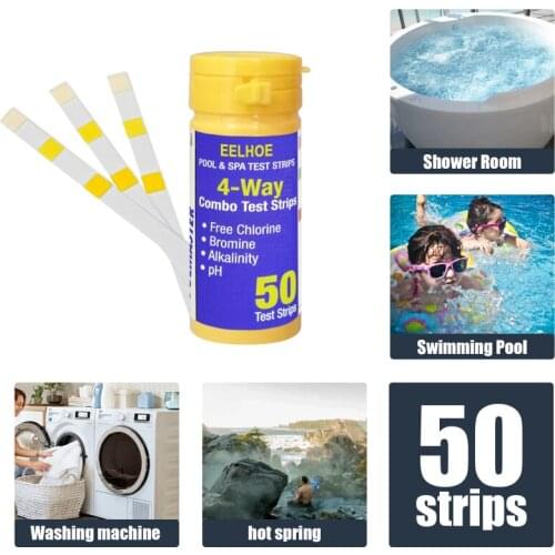 Swimming Pool 3 In1 Chemical Test Strip Pool Water PH Total Alkalinity Total Hardness Test