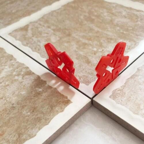 50 Pcs 5 In 1 Tile Spacer Seam Tool Gap Clamp Tile Cross Plastic Beautiful Seam Floor Tile Leveling Locator Construction Tools