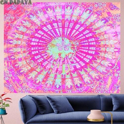 Indian Mandala Tapestry Wall Hanging rose macrame flower Throw Rug yoga Blanket bohemian wall decor Camping Tent Travel Mattress