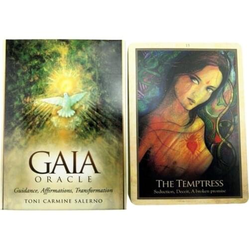 Gaia Oracle Cards 45-Card Deck Tarots English Version Party Board Game Divination Fate