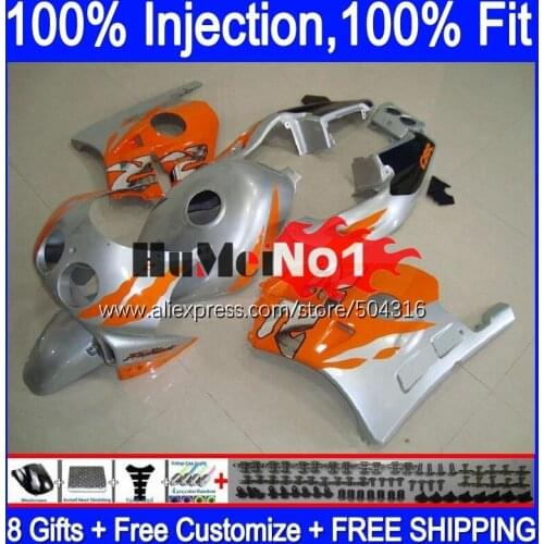 Injection Body For HONDA CBR250RR CBR 250 RR MC19 1988 1989 134MC.22 CBR250 RR orange new CBR 250RR 250R 88 89 OEM Fairing Kit