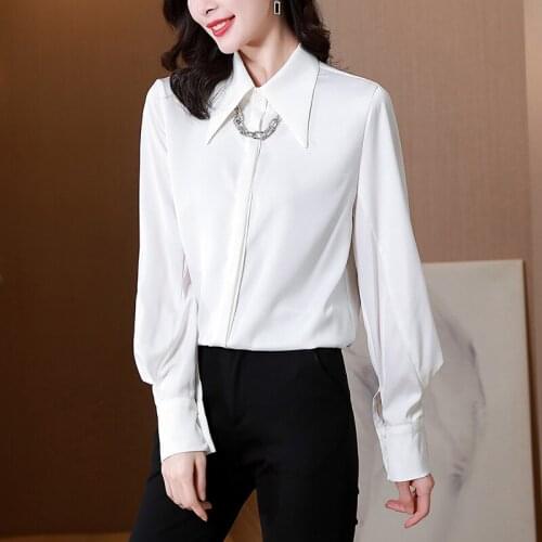 Женские деловые рубашки KUANGNAN China At AliExpress