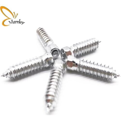 Marrkey 100PCS Auto Tire Studs/Spikes for tire/Ice Screw-in studs forTractors/Compact Loaders/Forklifts/ATV/Mini-Tractors/Mining