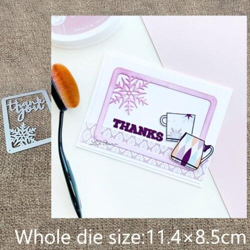 XLDesign Craft Metal Cutting Dies stencil mold Snowflake Mini Cover Plate scrapbook Album Paper Card Craft Embossing die cuts